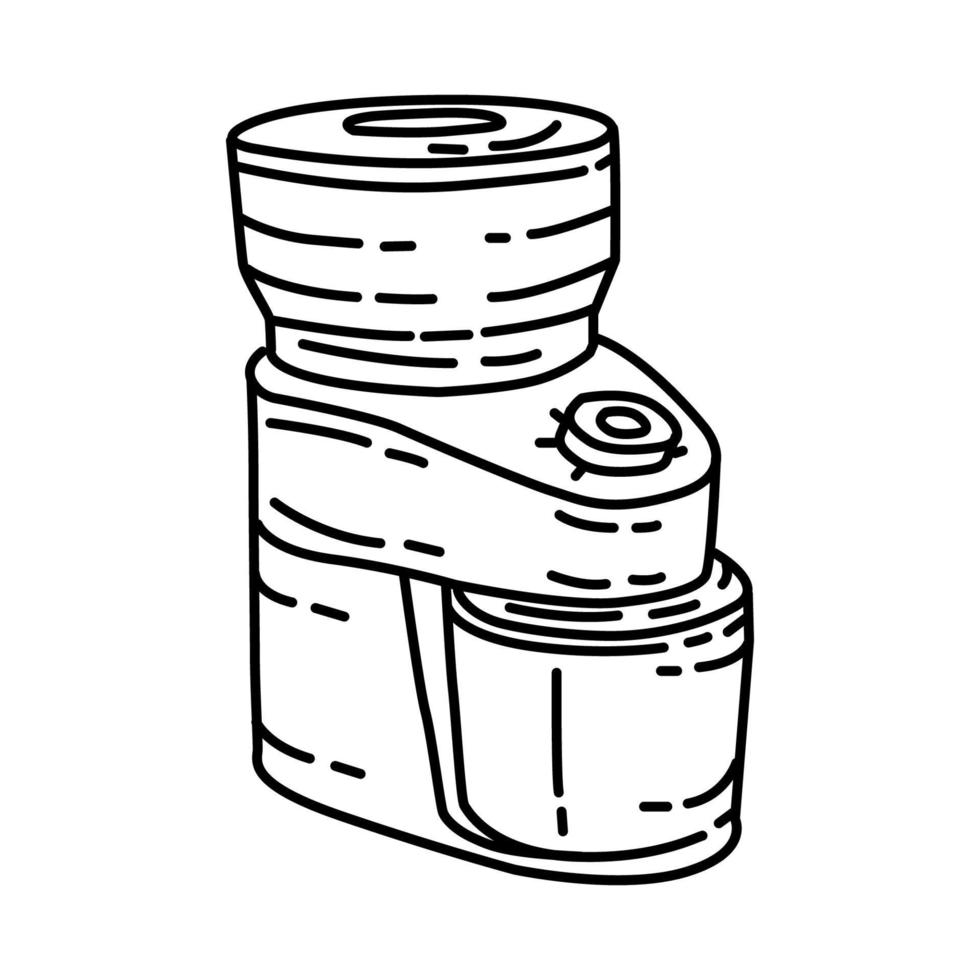 Coffee Grinder Icon. Doodle Hand Drawn or Outline Icon Style. vector