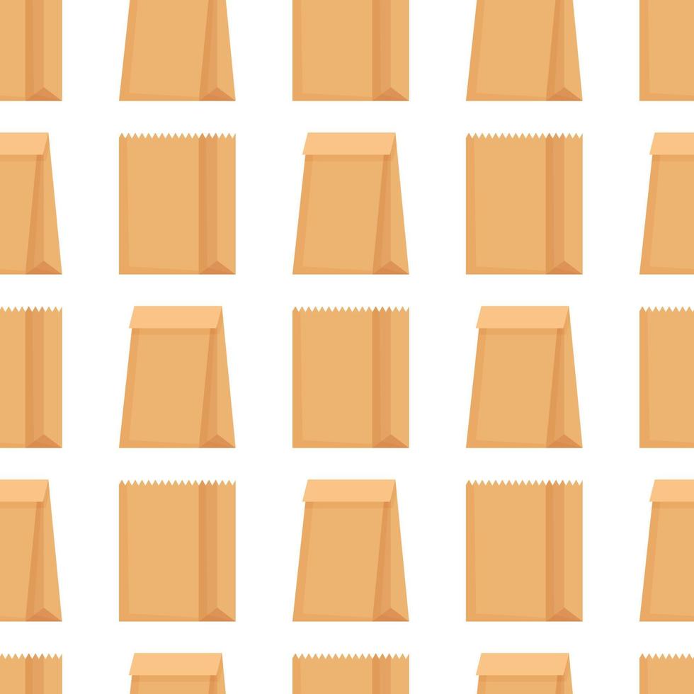 Vector illustration of a paper bag pattern.