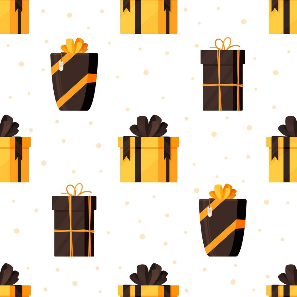 Concept of seasonal discounts. Vector illustration of black friday pattern.