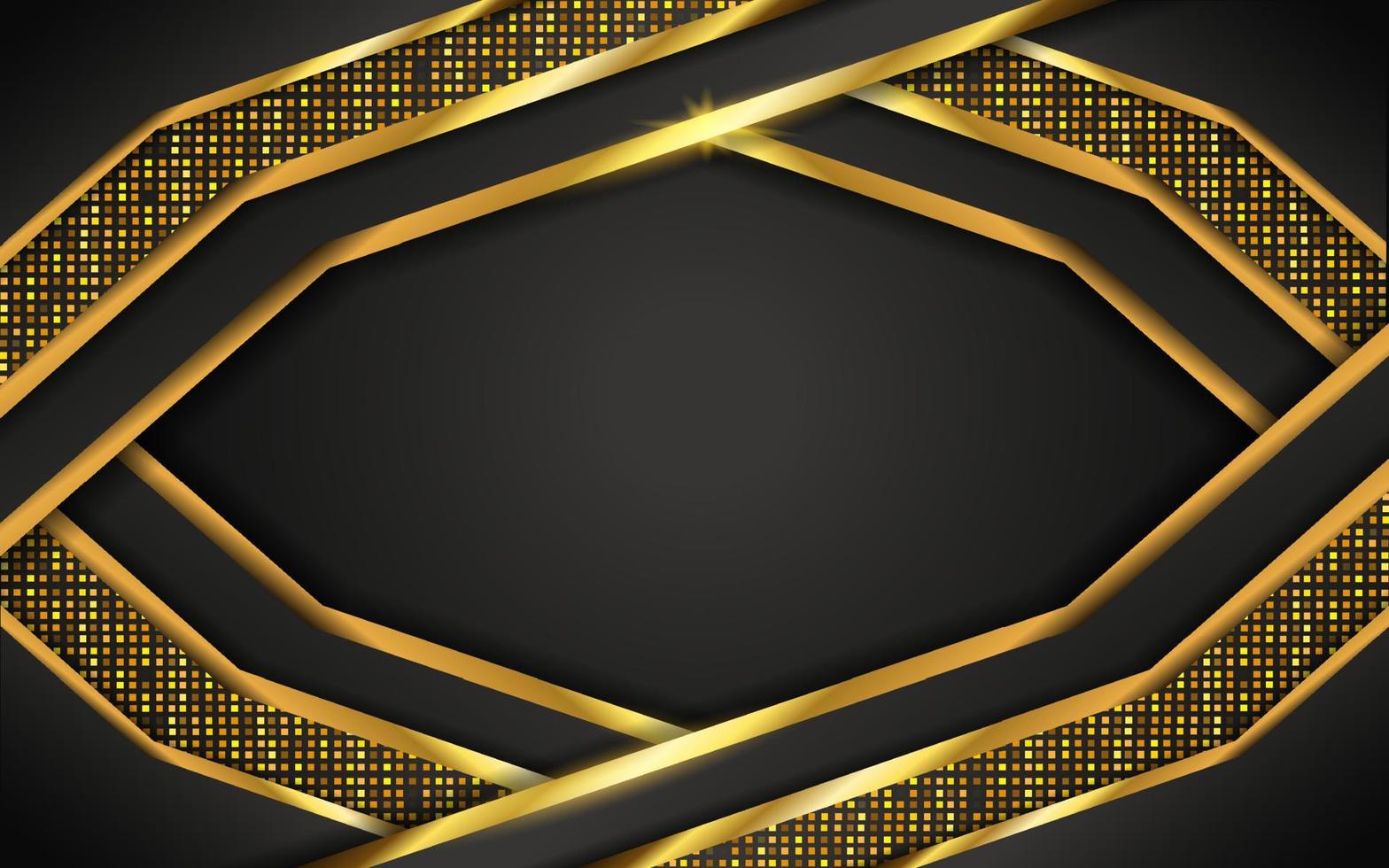 Luxury golden premium background vector