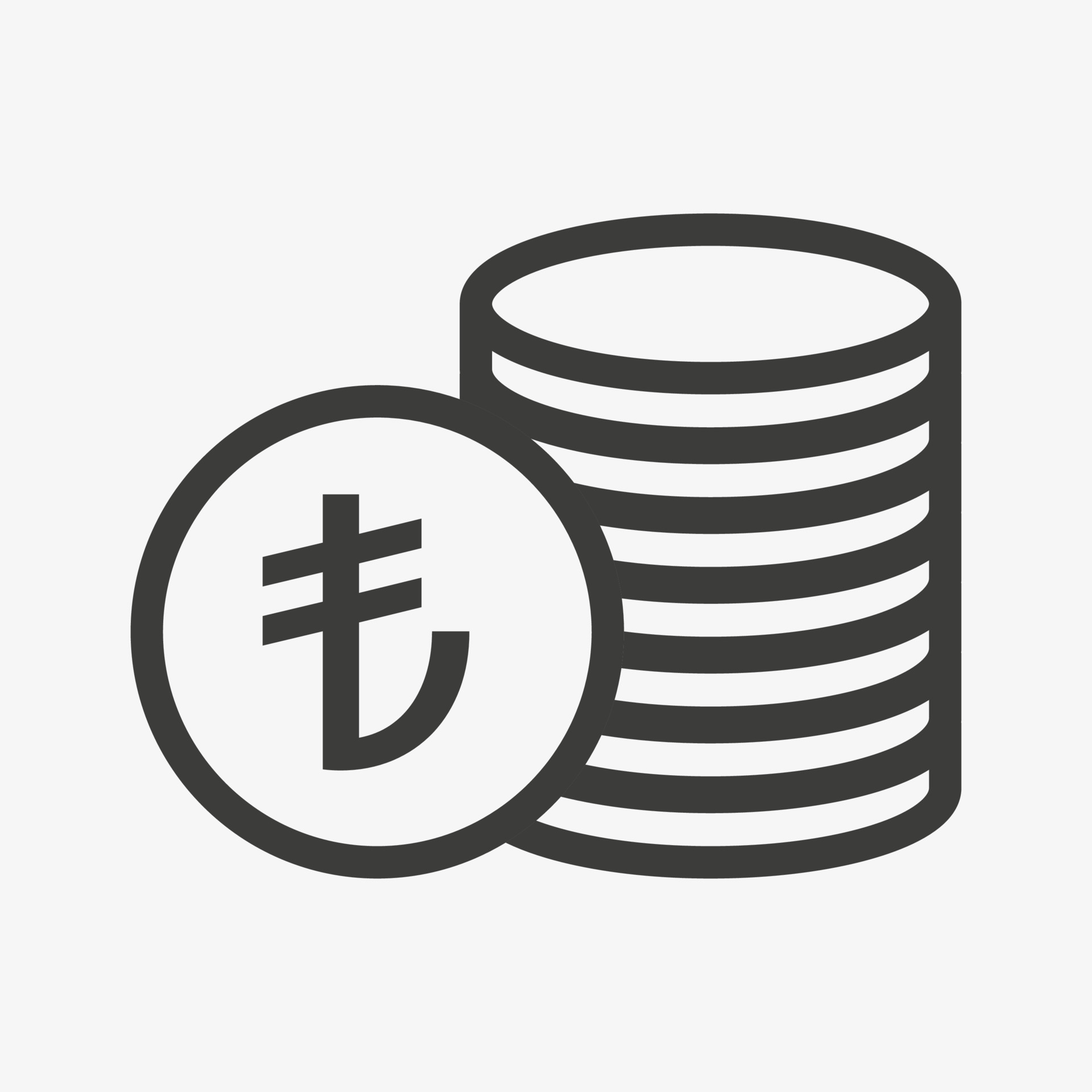 Icono De La Lira Turca Ilustraci n De Vector De Contorno De Dinero bank-of-italy-useful-information-lira-euro-conversion