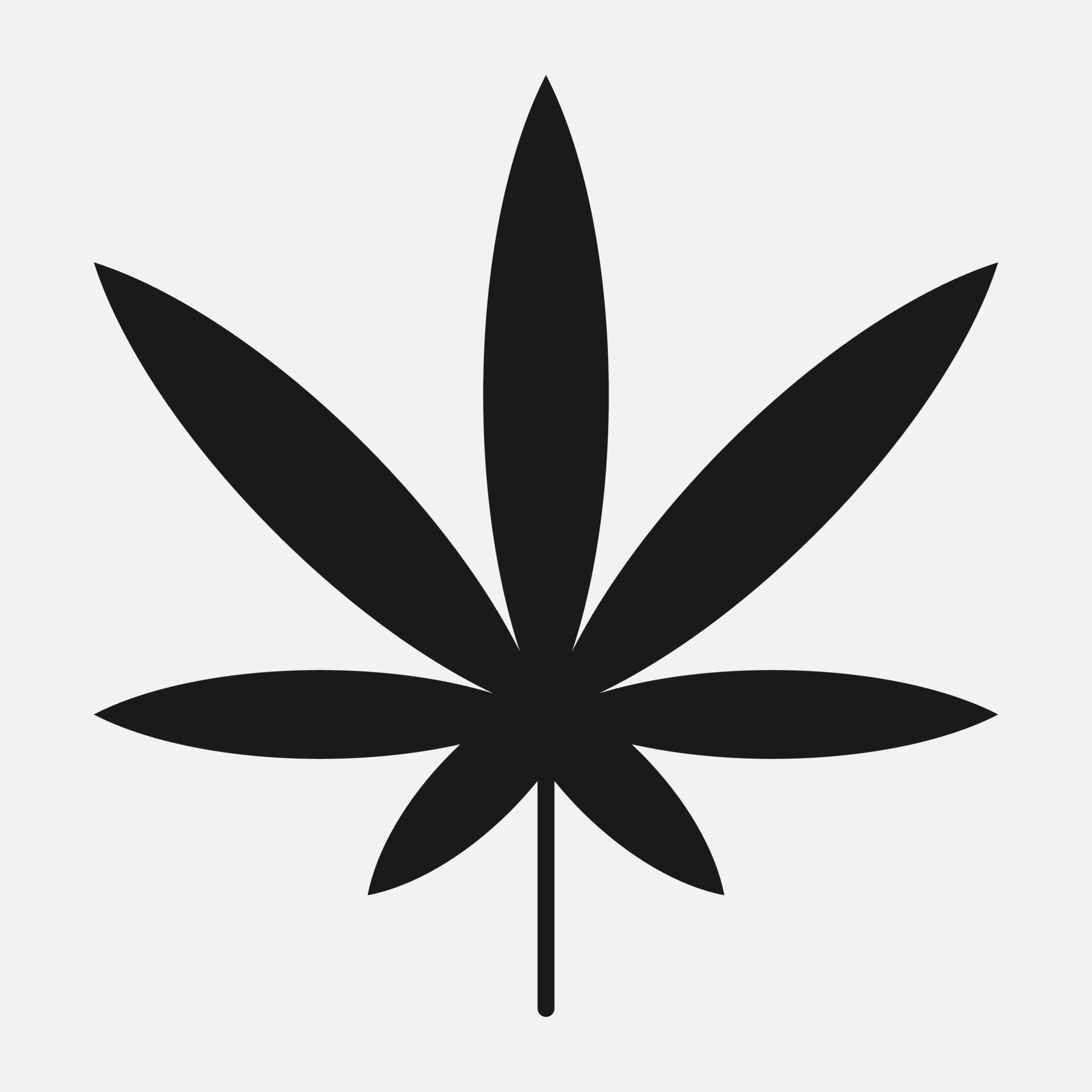 Weed vector icon isolated on white background 5568128 Vector Art at