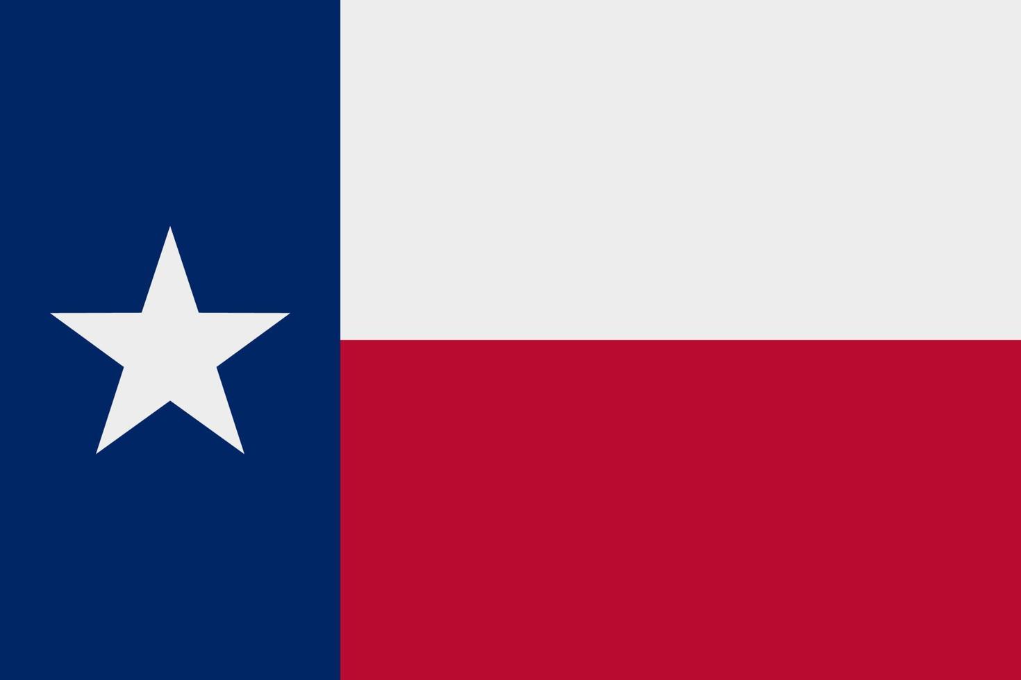 la bandera de la ilustración de vector de texas.