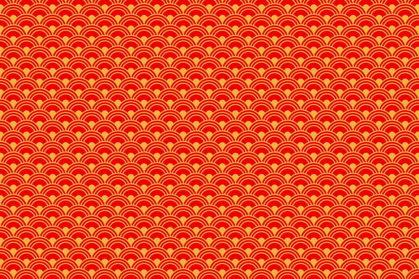 chinese wave pattern vector