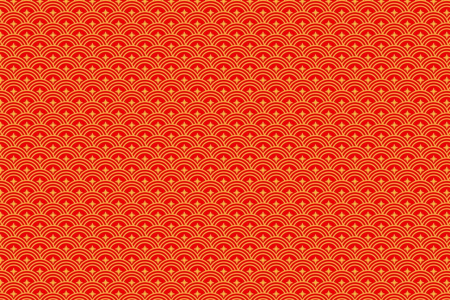 chinese wave pattern vector
