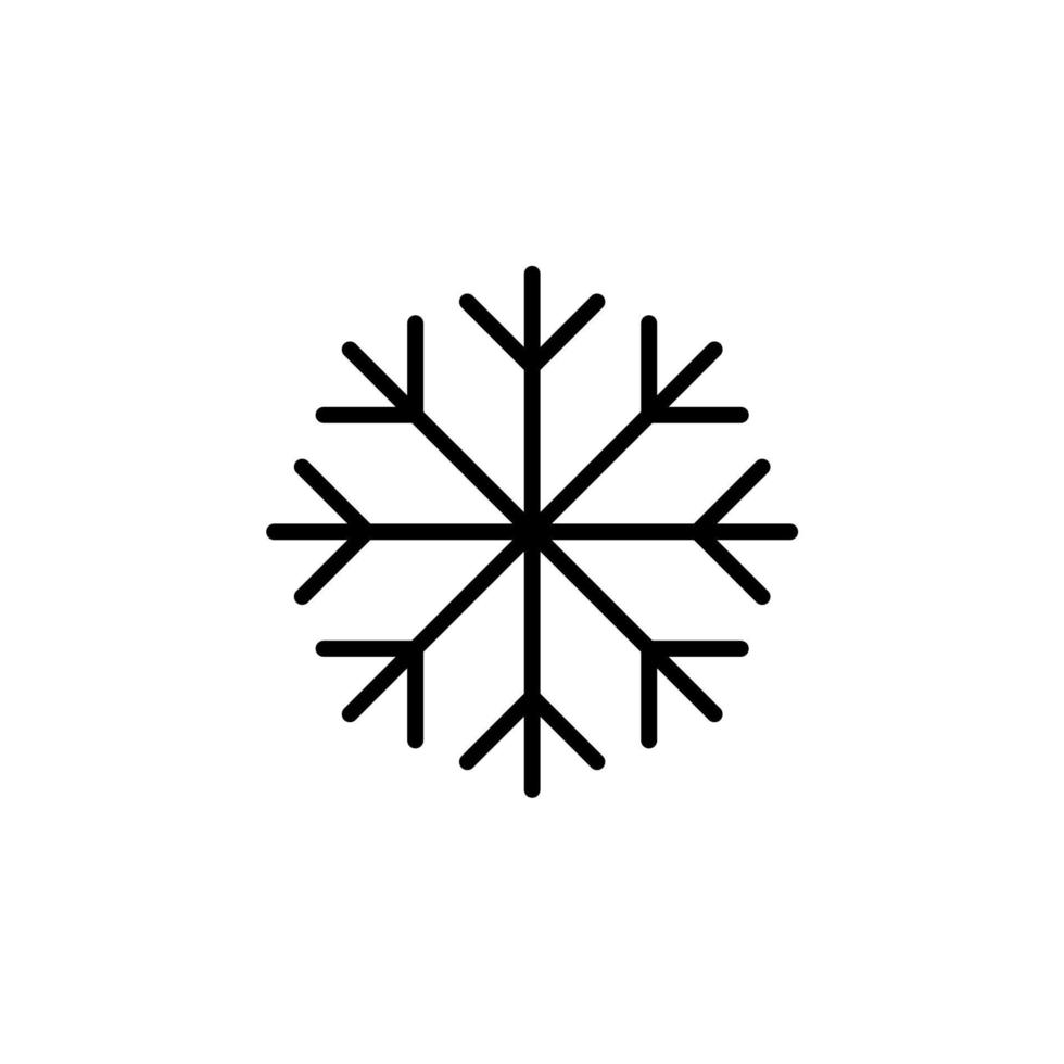 invierno, nevadas, nieve, copo de nieve icono sólido vector ilustración logotipo plantilla. adecuado para muchos propósitos.