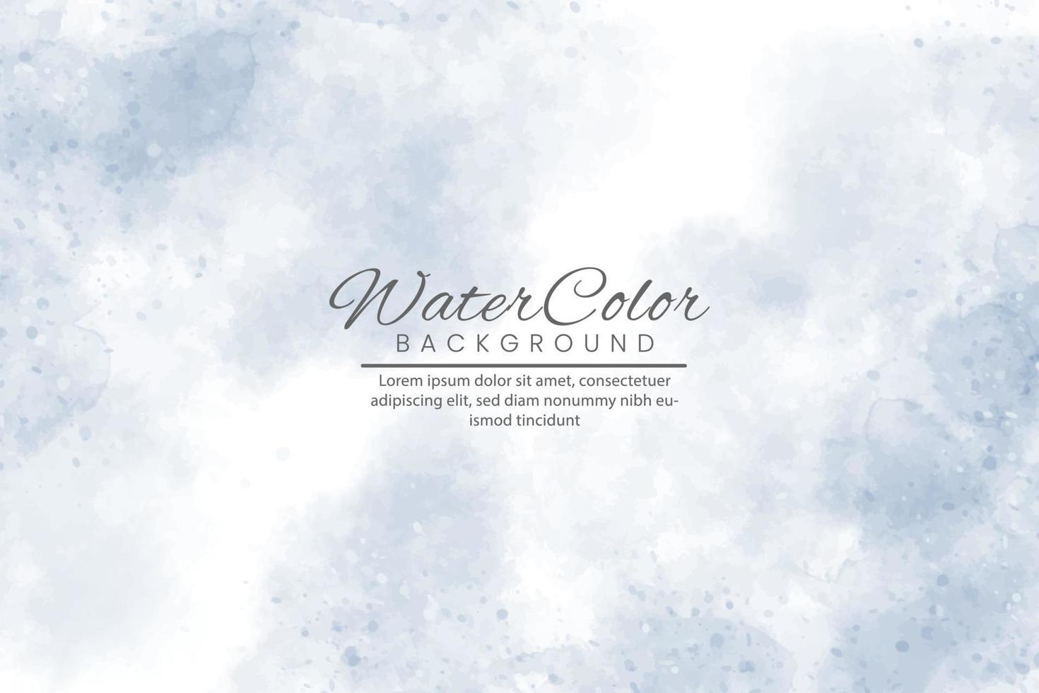 Abstract splashed watercolor textured background vector