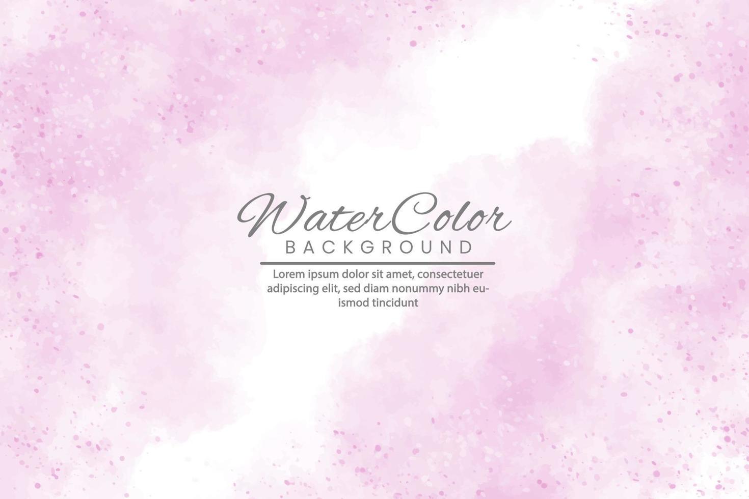 Abstract splashed watercolor textured background vector