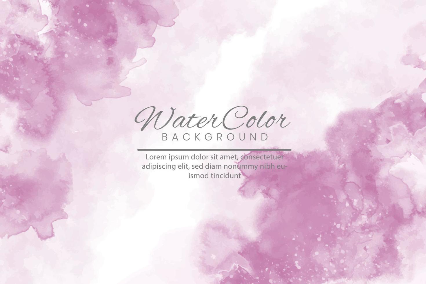 Abstract splashed watercolor textured background vector
