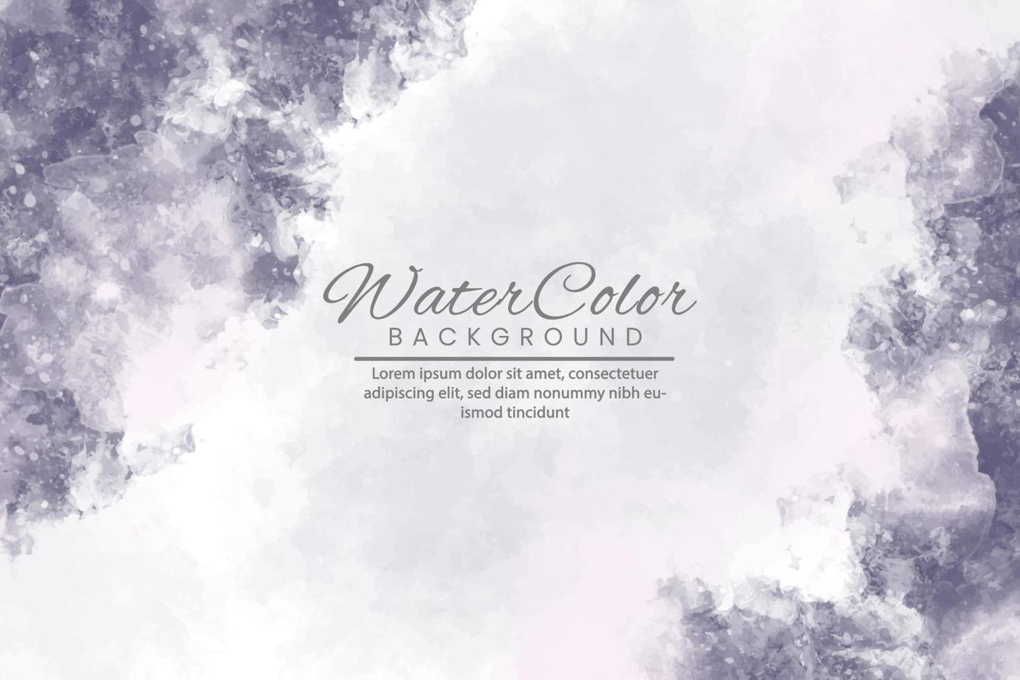 Abstract splashed watercolor textured background vector