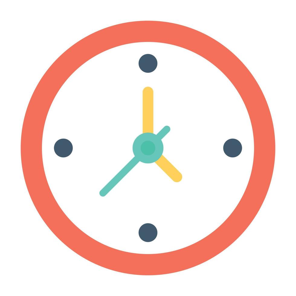 Trendy Clock Concepts vector