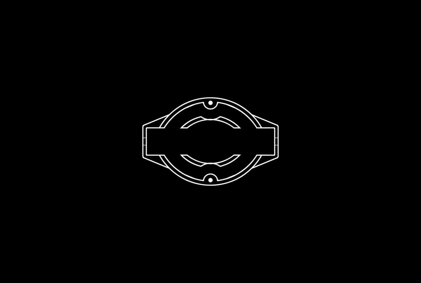 Vintage Retro Apparel Cloth Shirt Badge Emblem Label Logo Design Vector