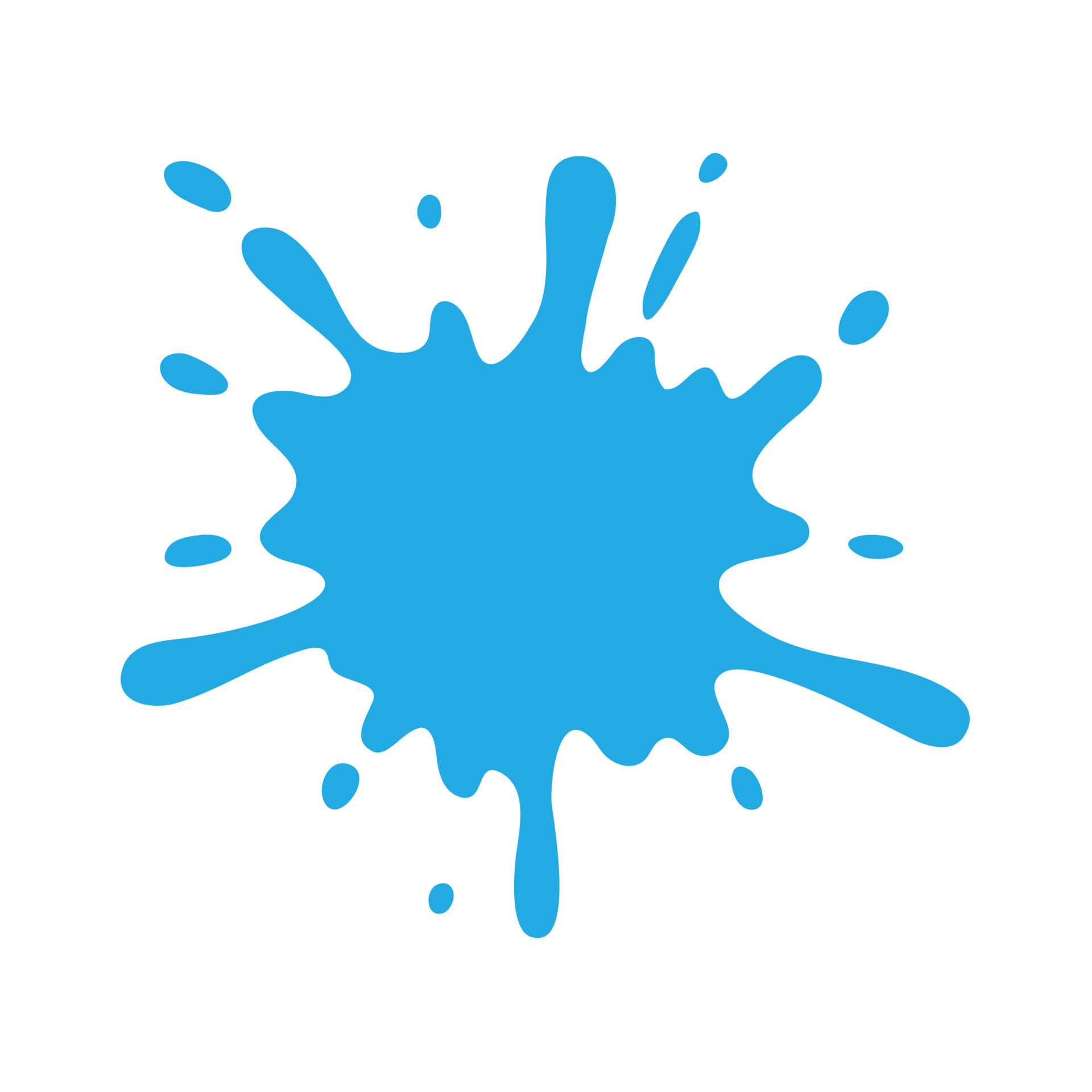 splashing water drop vector For decorating Songkran festival posters ...