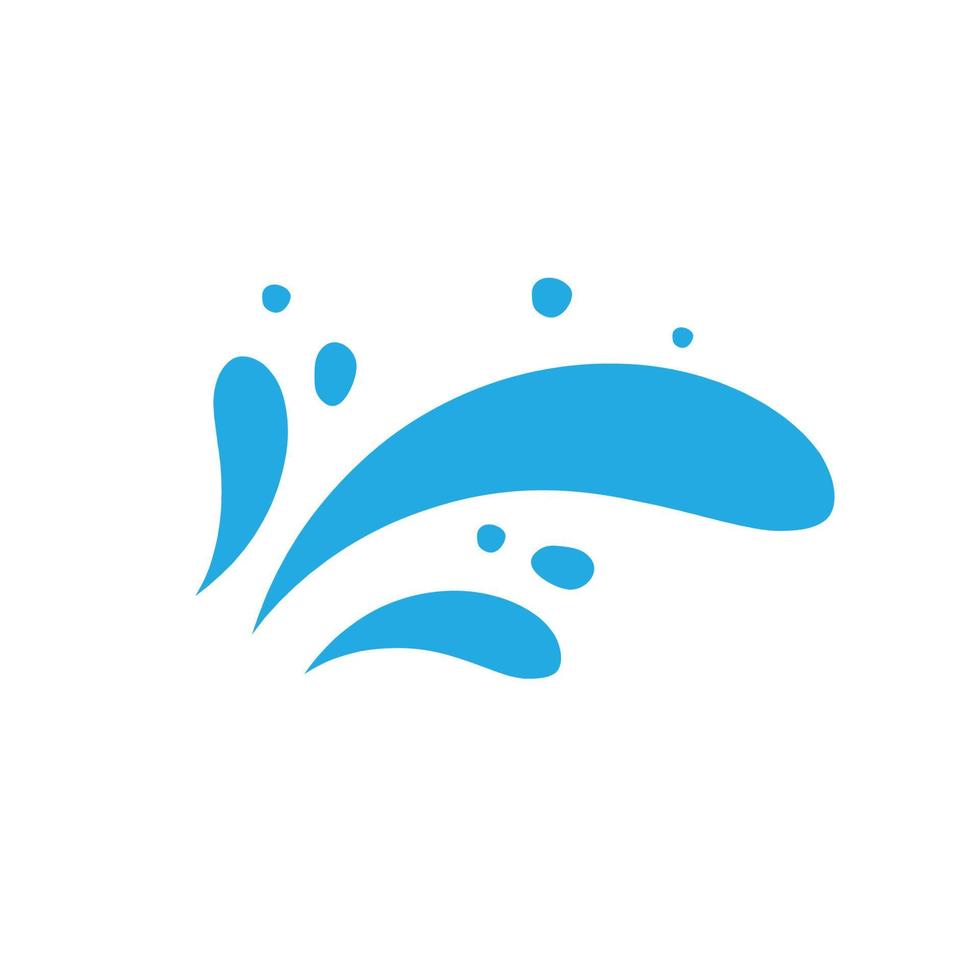 splashing water drop vector For decorating Songkran festival posters.