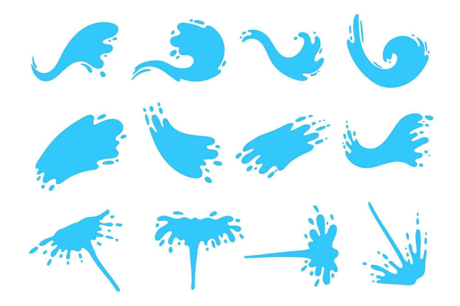 splashing water drop vector For decorating Songkran festival posters.