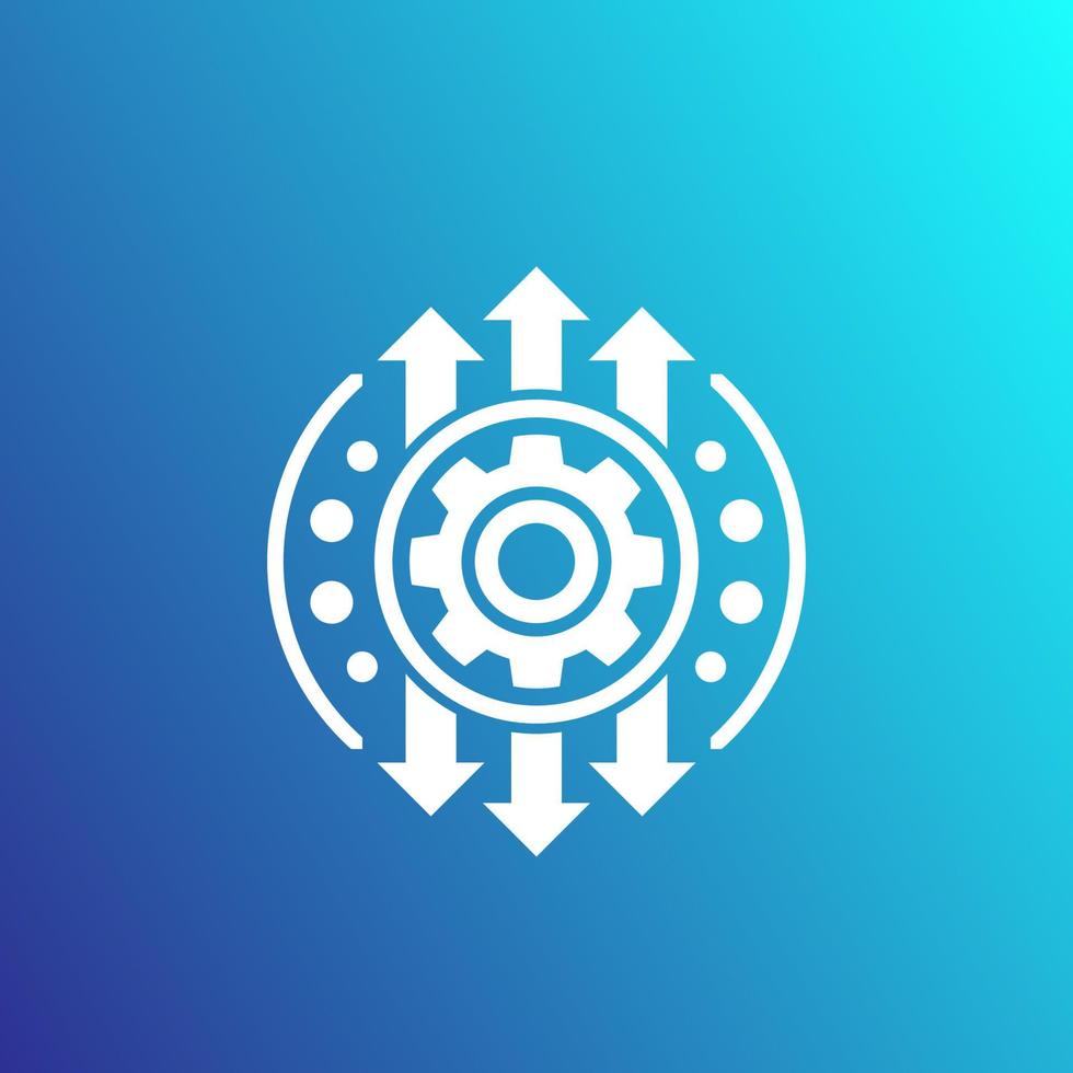 production, development process, vector icon 5571836 Vector Art at Vecteezy