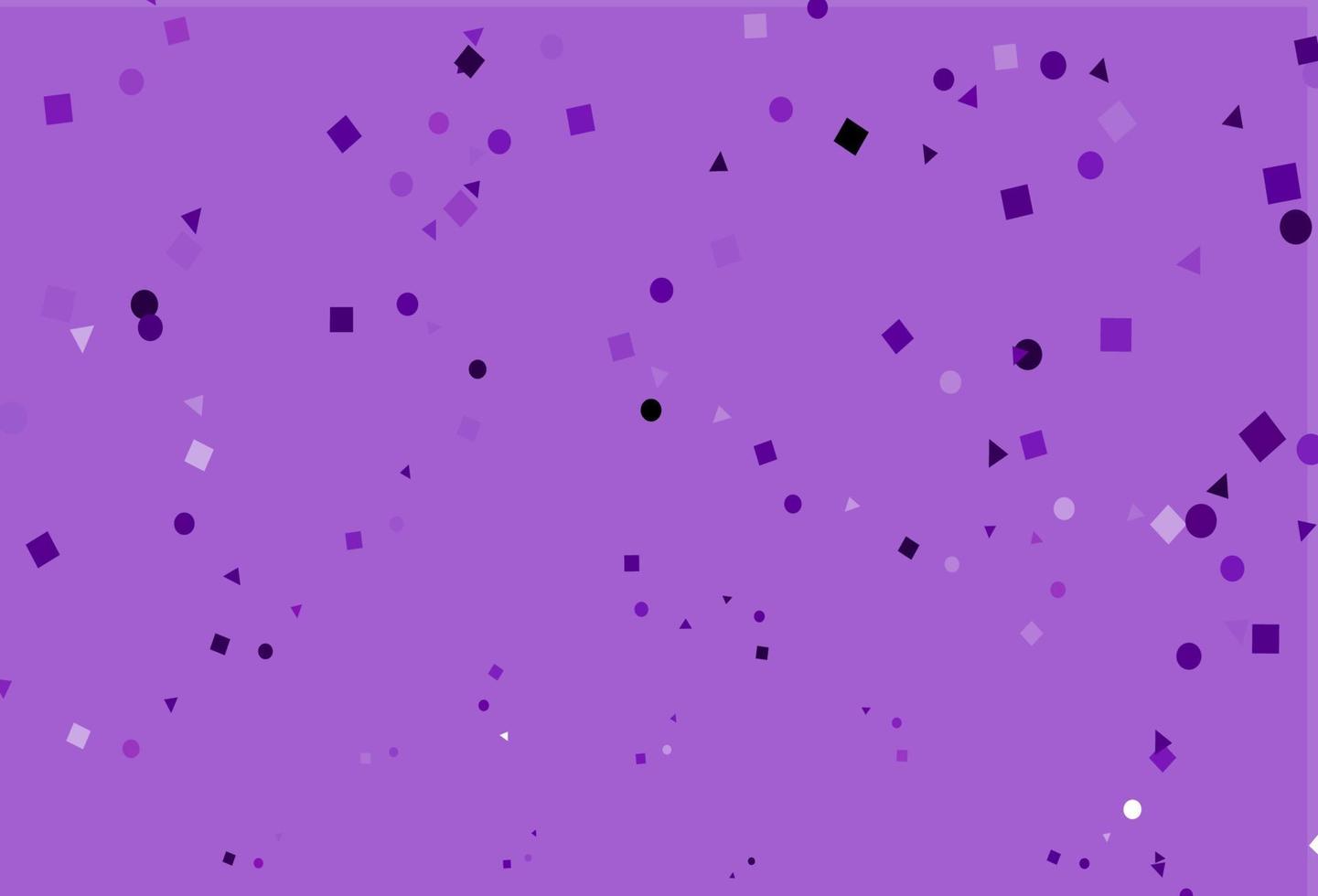 Light Purple vector cover in polygonal style with circles.