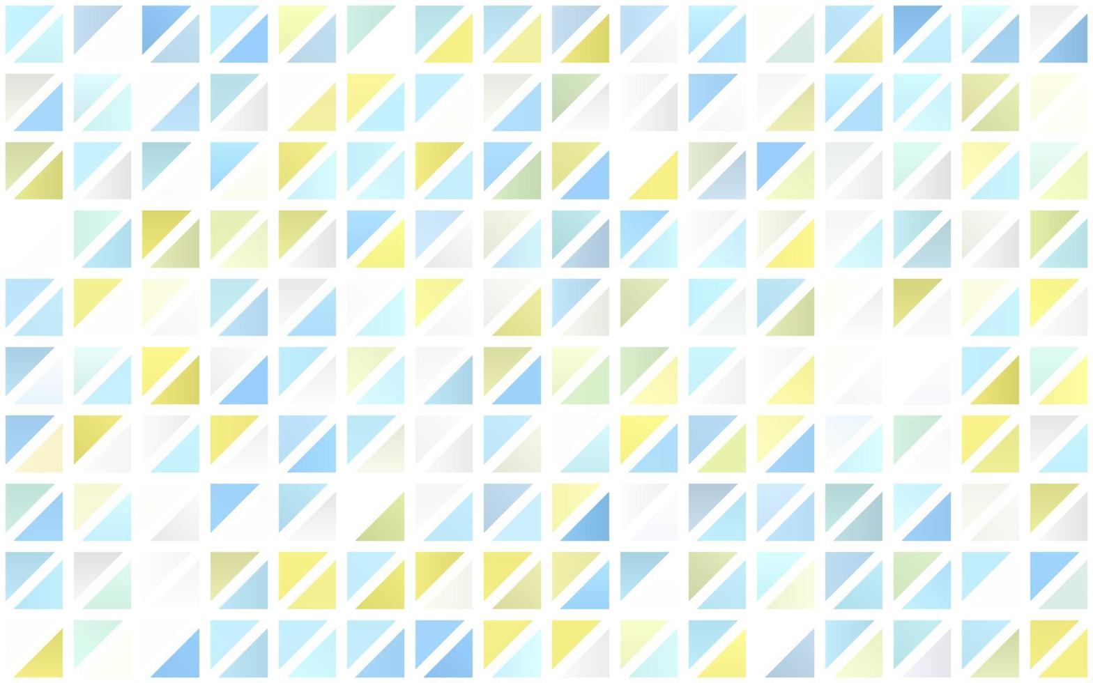 Light Blue, Yellow vector seamless template with crystals, triangles.