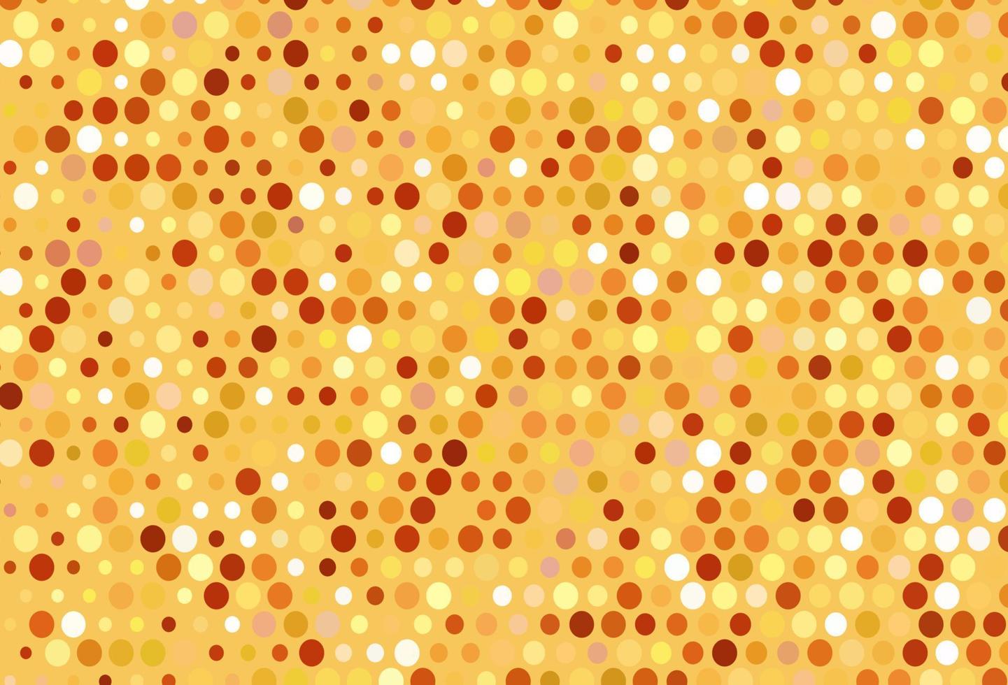 Light Yellow, Orange vector template with circles.