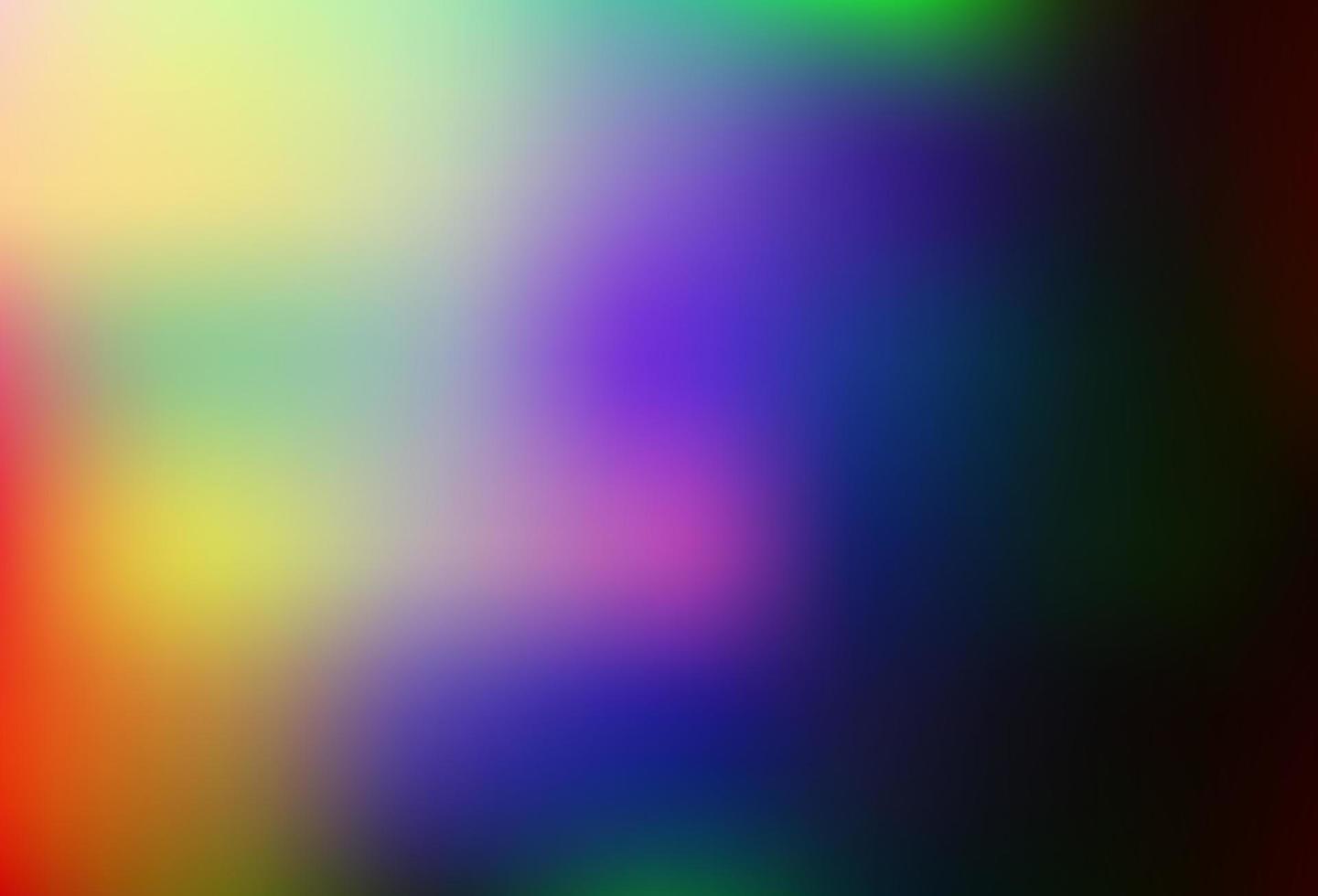 Dark Multicolor, Rainbow vector blurred bright background.