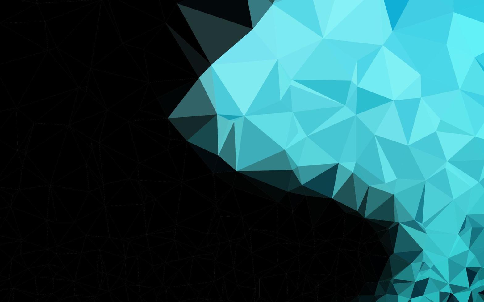 Light BLUE vector abstract polygonal layout.