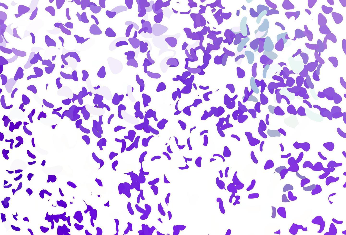 Light Purple vector pattern with chaotic shapes.
