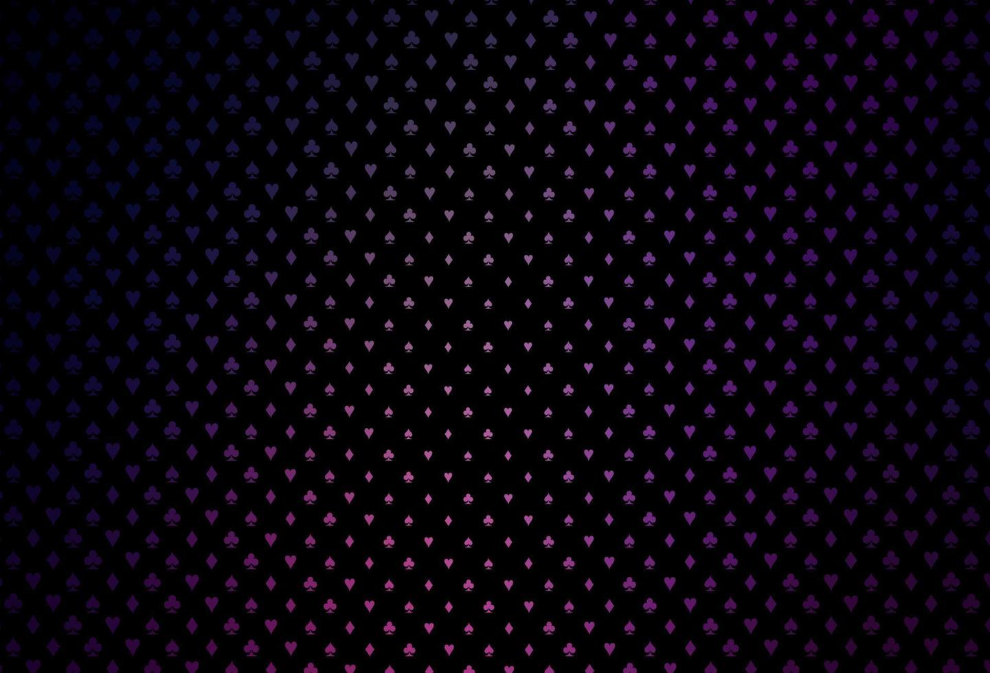 cubierta vectorial de color púrpura oscuro y rosa con símbolos de apuesta. vector