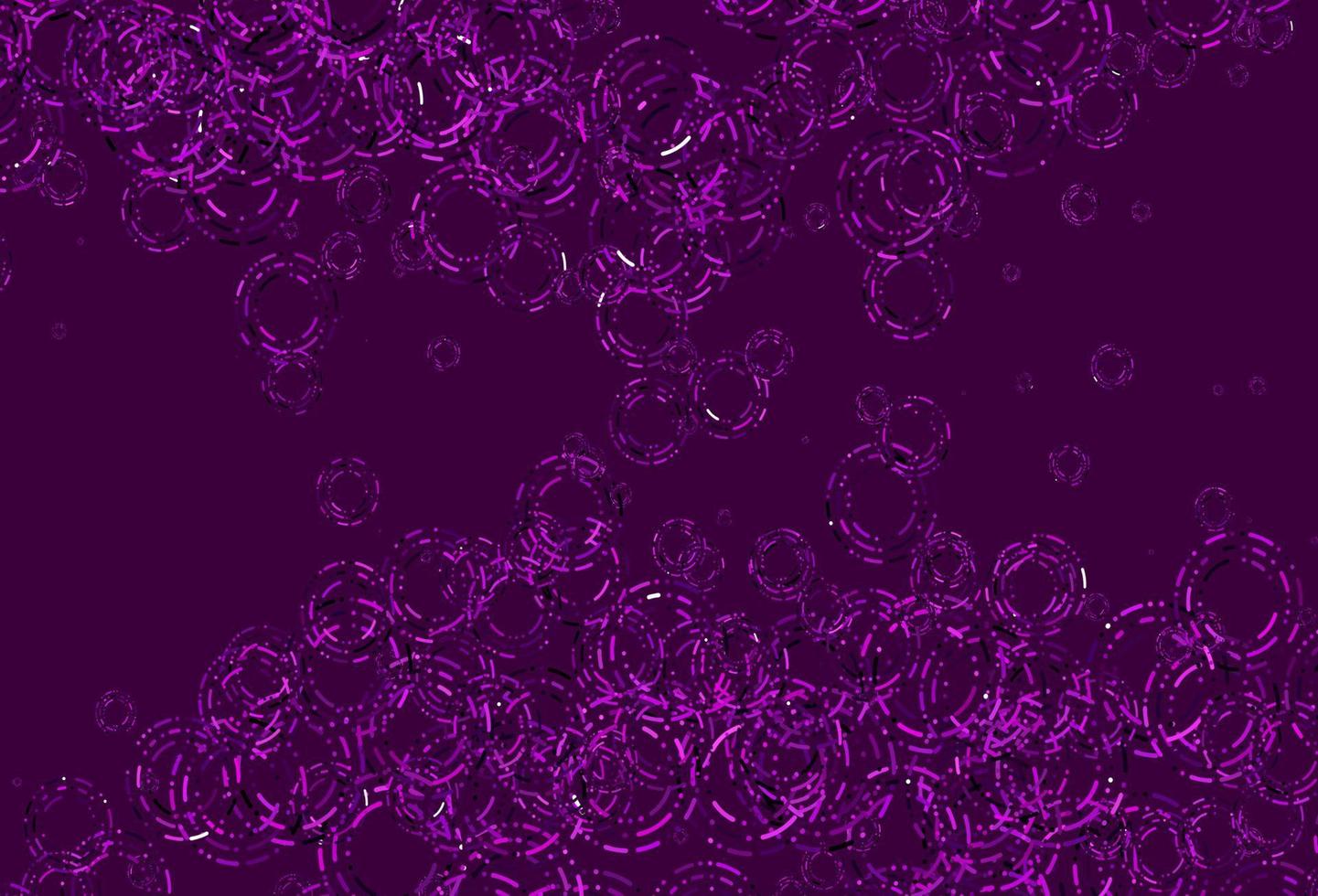 Light Purple vector texture with disks.