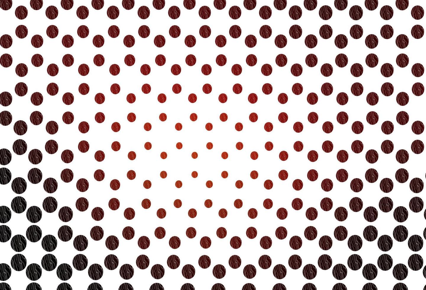 patrón de vector rojo claro con esferas.