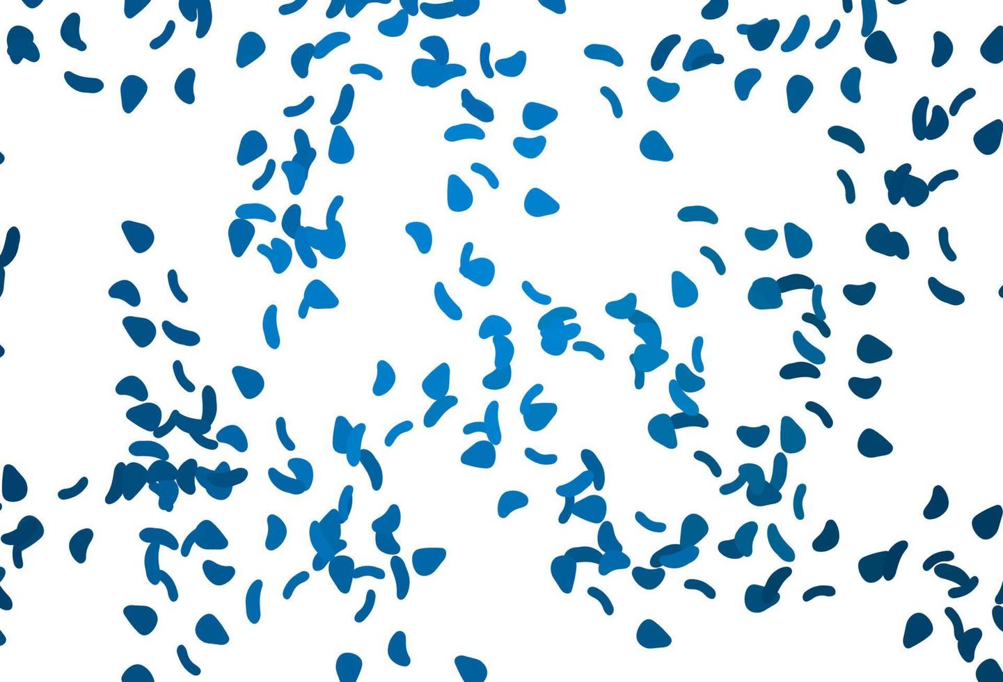 Light BLUE vector template with memphis shapes.