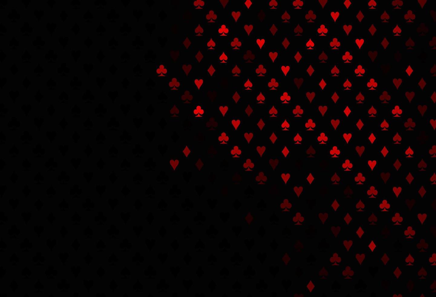 Dark red vector layout with elements of cards.