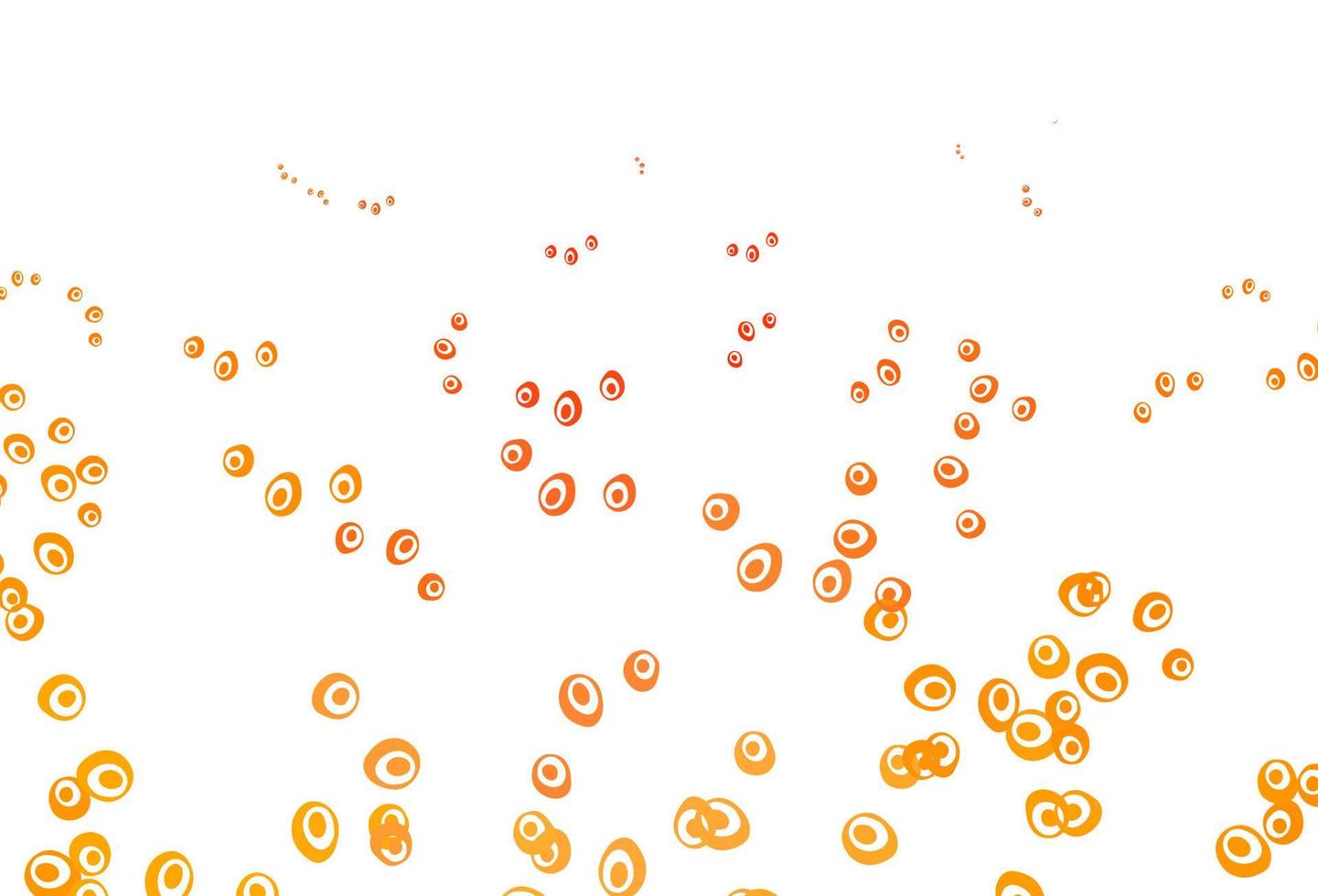 Light Yellow, Orange vector texture with disks.