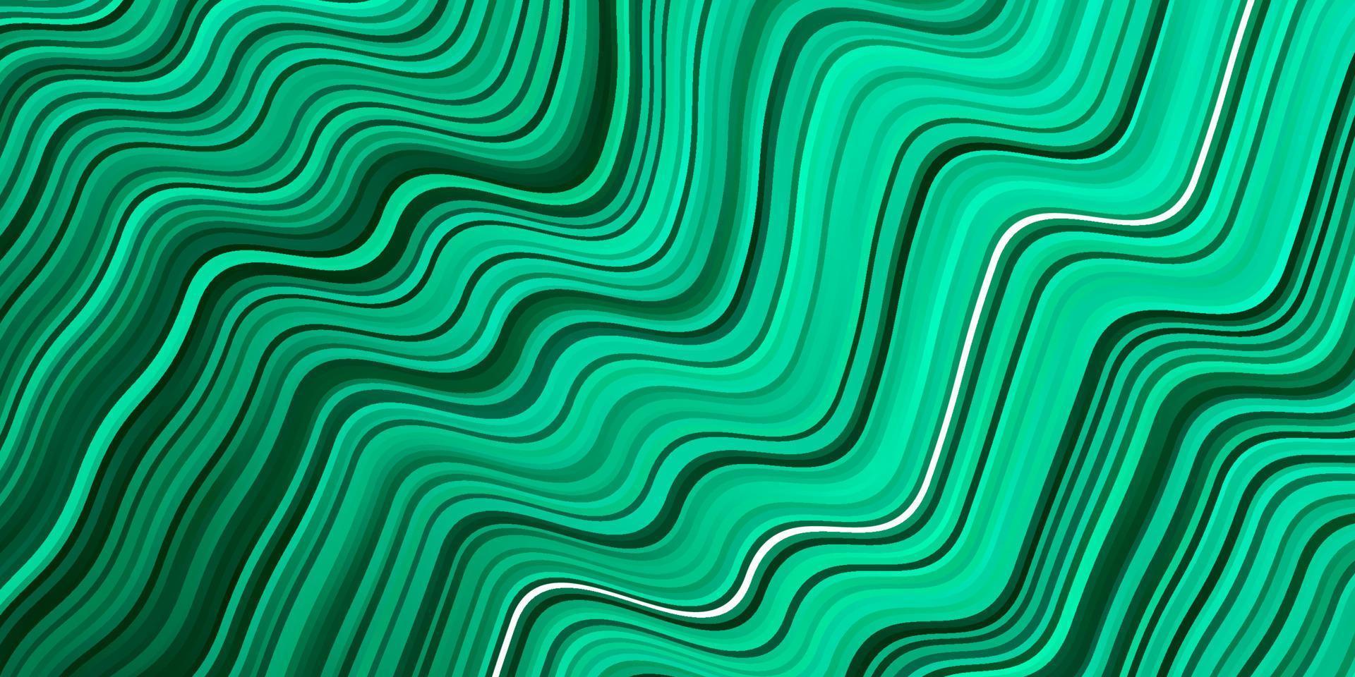 Light Green vector background with lines.