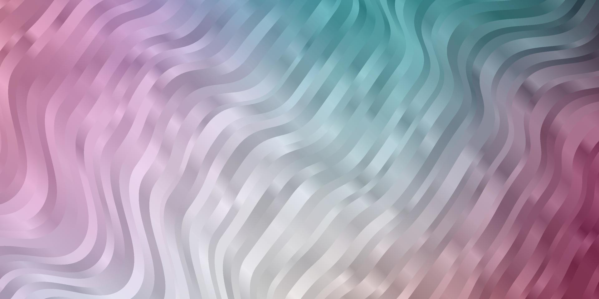 textura de vector verde claro, rojo con líneas torcidas.