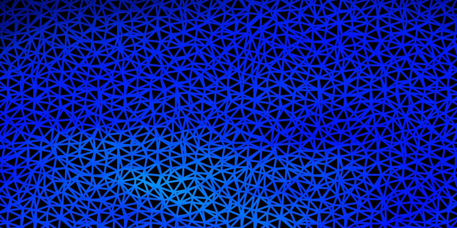 telón de fondo de triángulo abstracto vector azul oscuro.