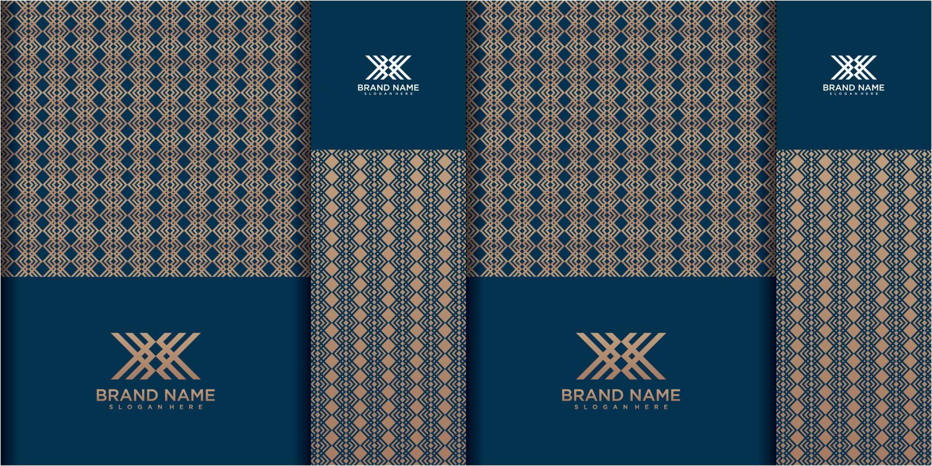 logo Luxury golden packaging design, luxury pattern logos for packaging