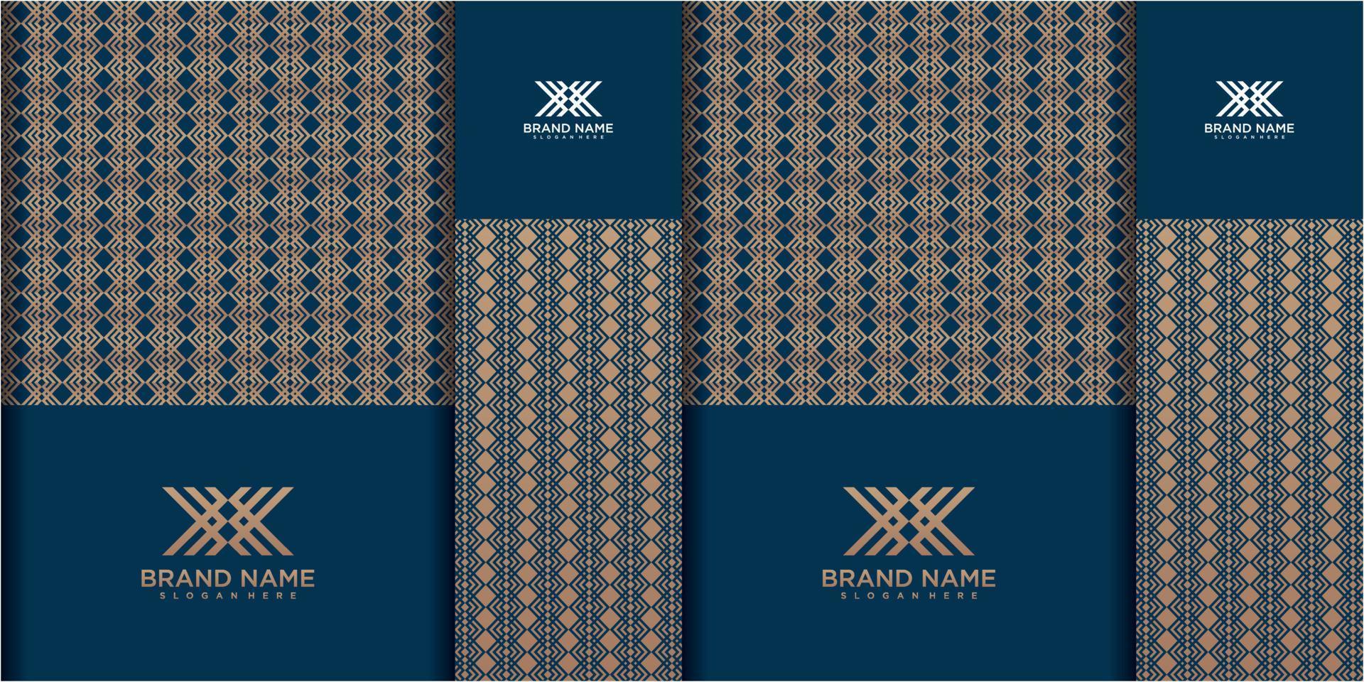 logo Luxury golden packaging design, luxury pattern logos for packaging design template. pattern for packaging design vector