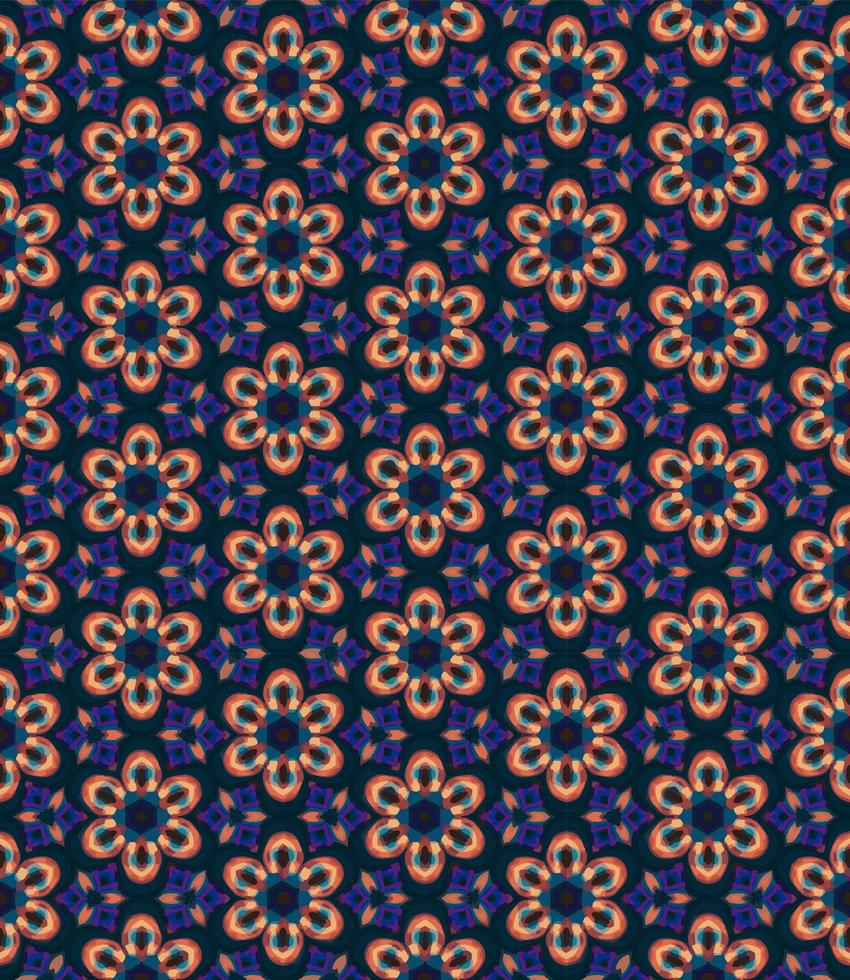 Plantilla y textura de patrones sin fisuras de color azul, rojo y amarillo. multicolor. colorido diseño gráfico ornamental. vector