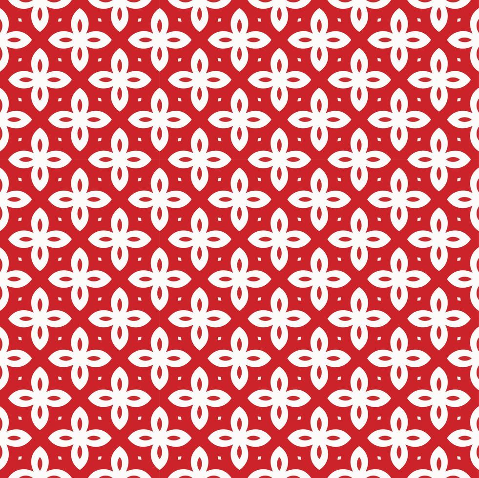 Red and white color seamless pattern texture and template. Multicolored. Colorful ornamental graphic design. vector