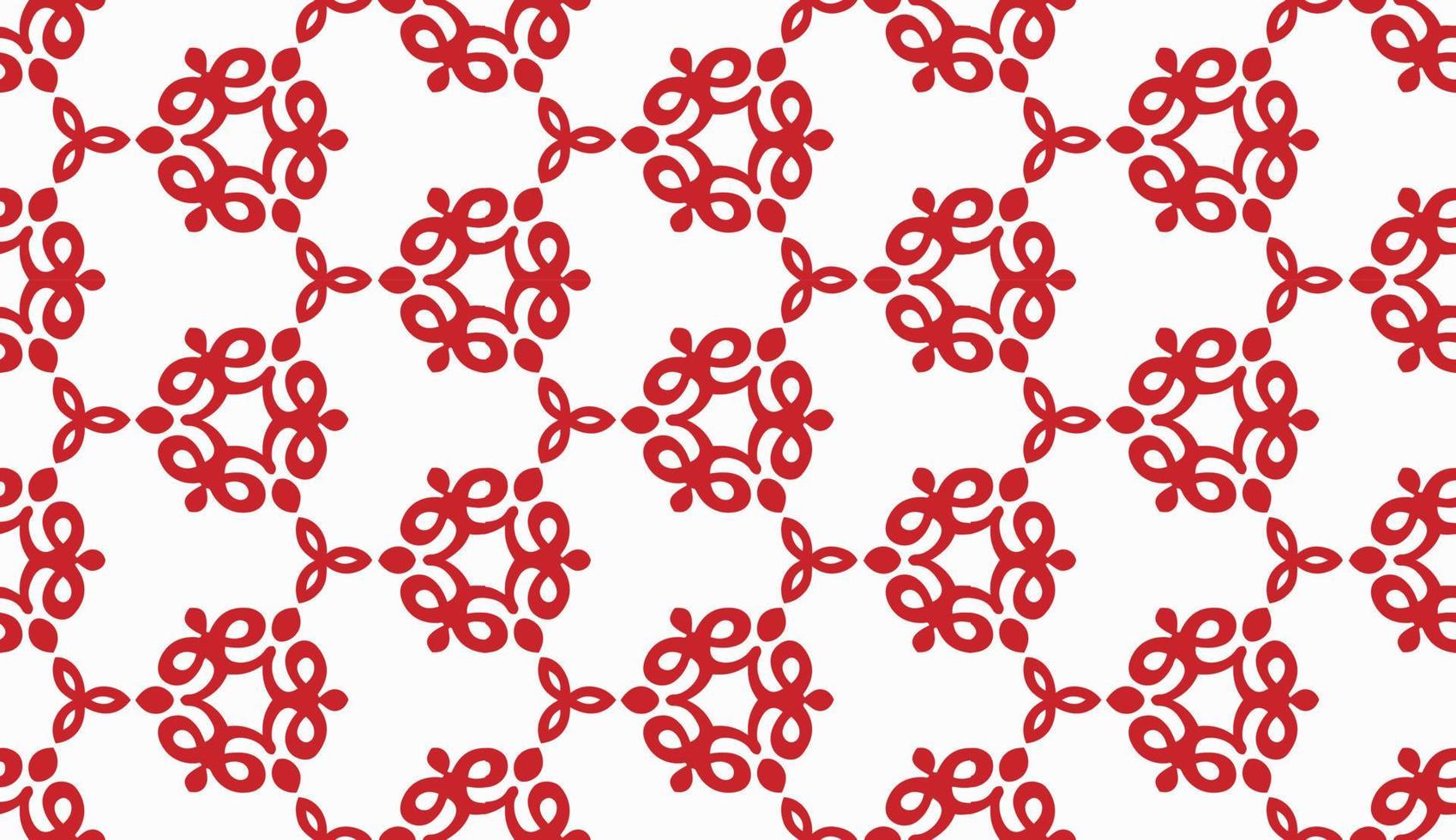 Red and white color seamless pattern texture and template. Multicolored. Colorful ornamental graphic design. vector