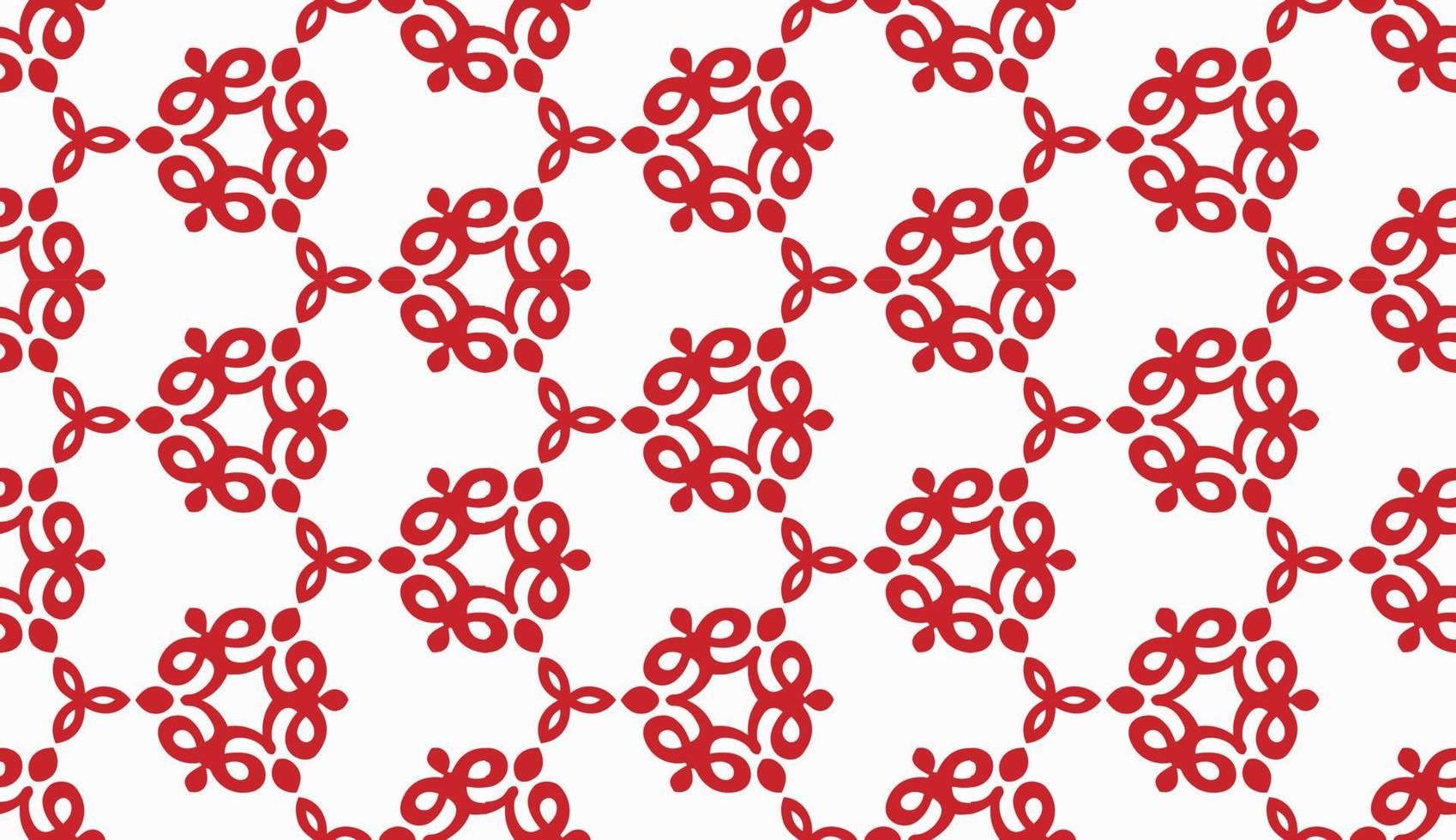 Red and white color seamless pattern texture and template. Multicolored. Colorful ornamental graphic design. vector