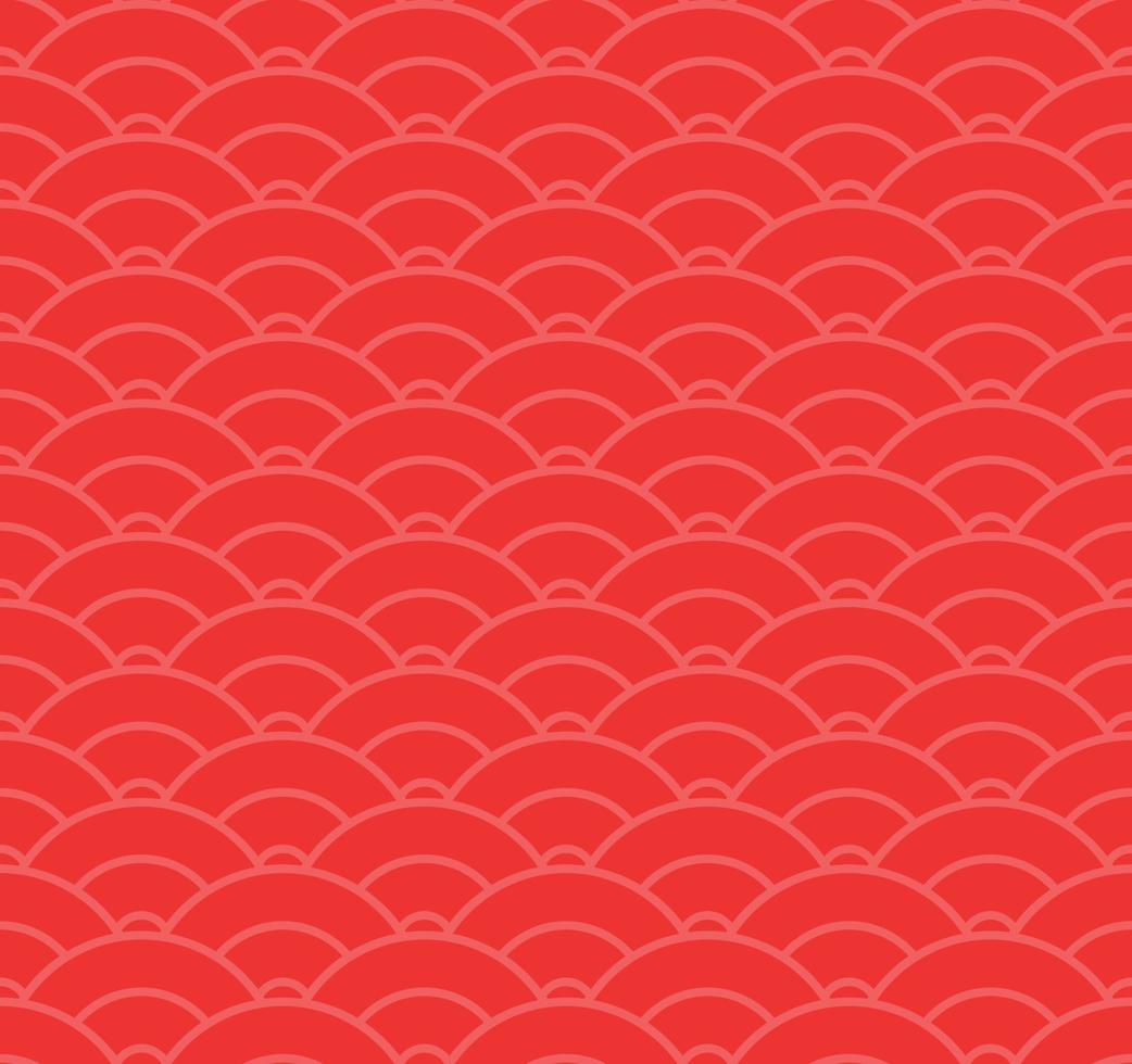 Japanese wave pattern vector