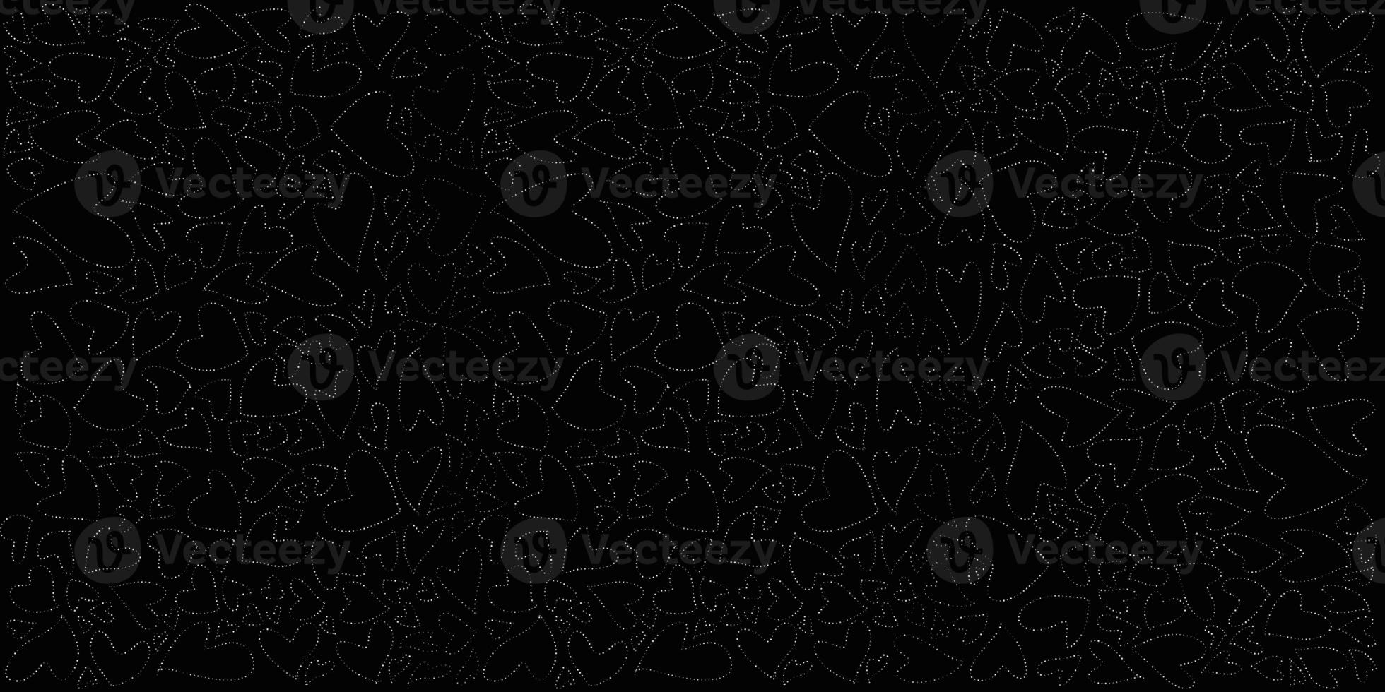 seamless pattern with hearts photo