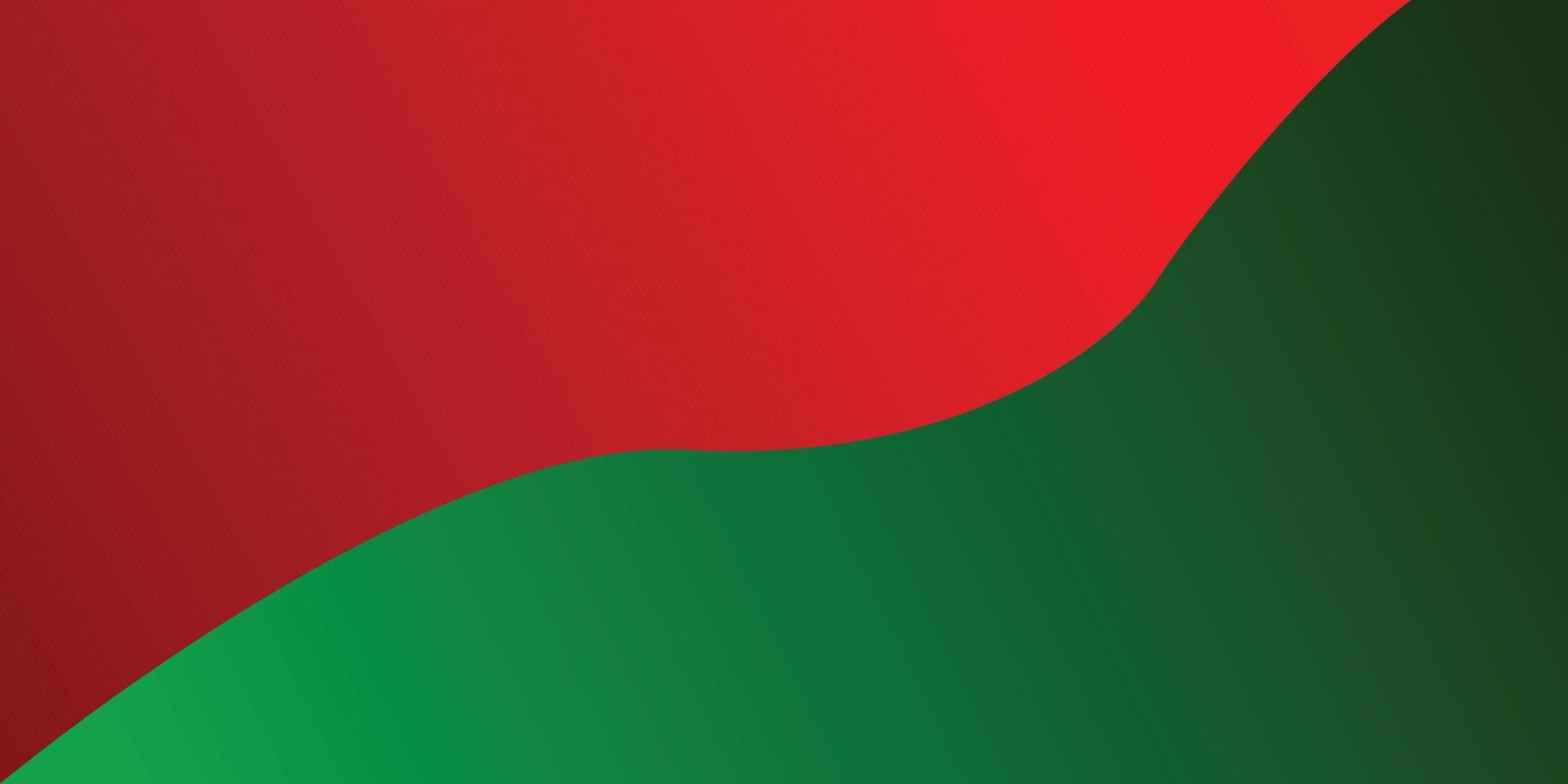 red and green vector