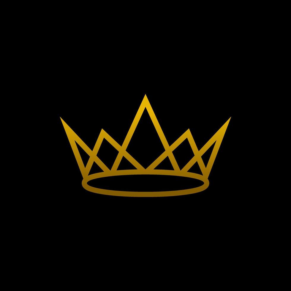 Crown. Crown logo vector. Royal Crown Logo image. Crown icon simple sign. Crown icon flat vector design illustration.