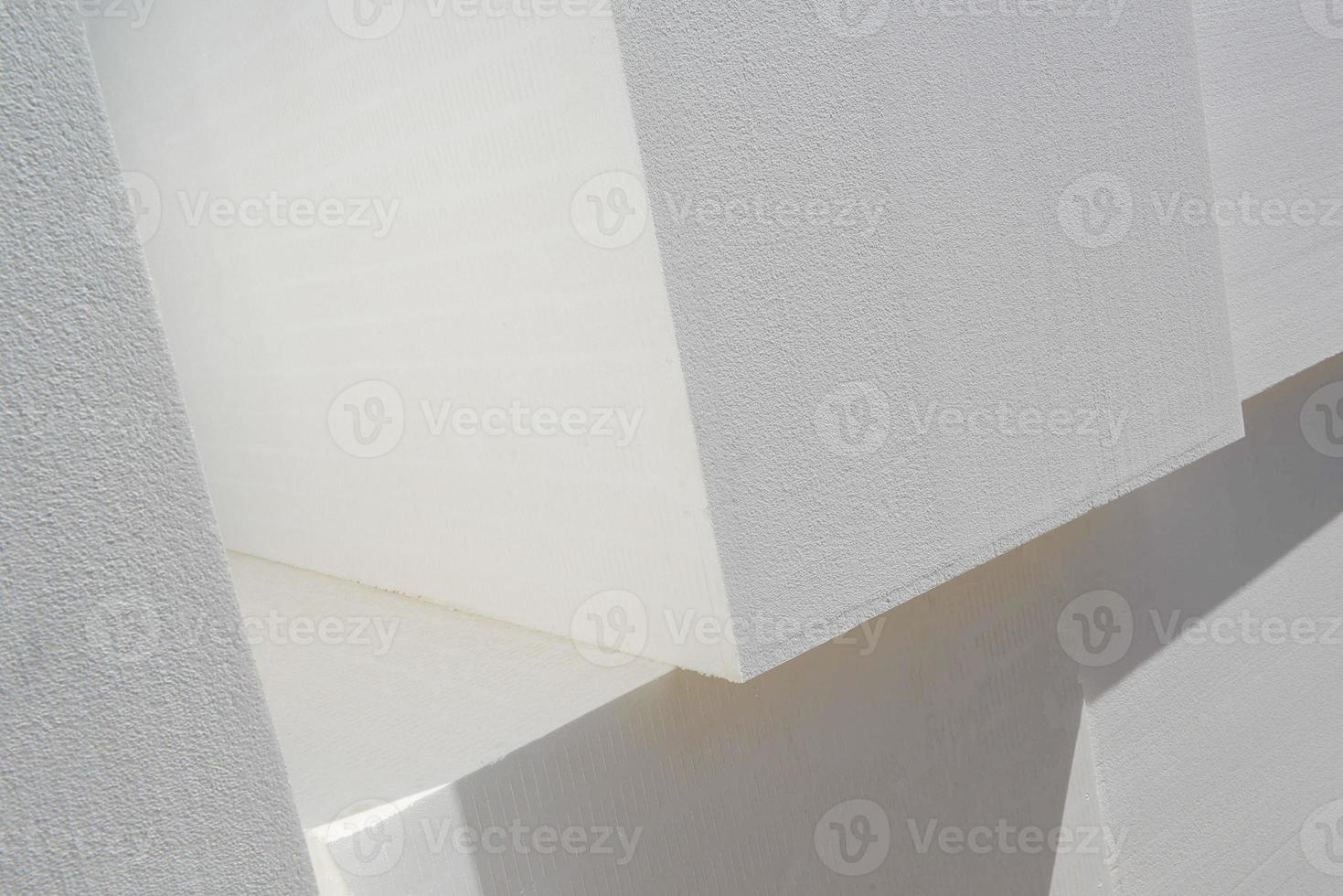 stacked cubes of industrial styrofoam, closeup 5576394 Stock Photo at