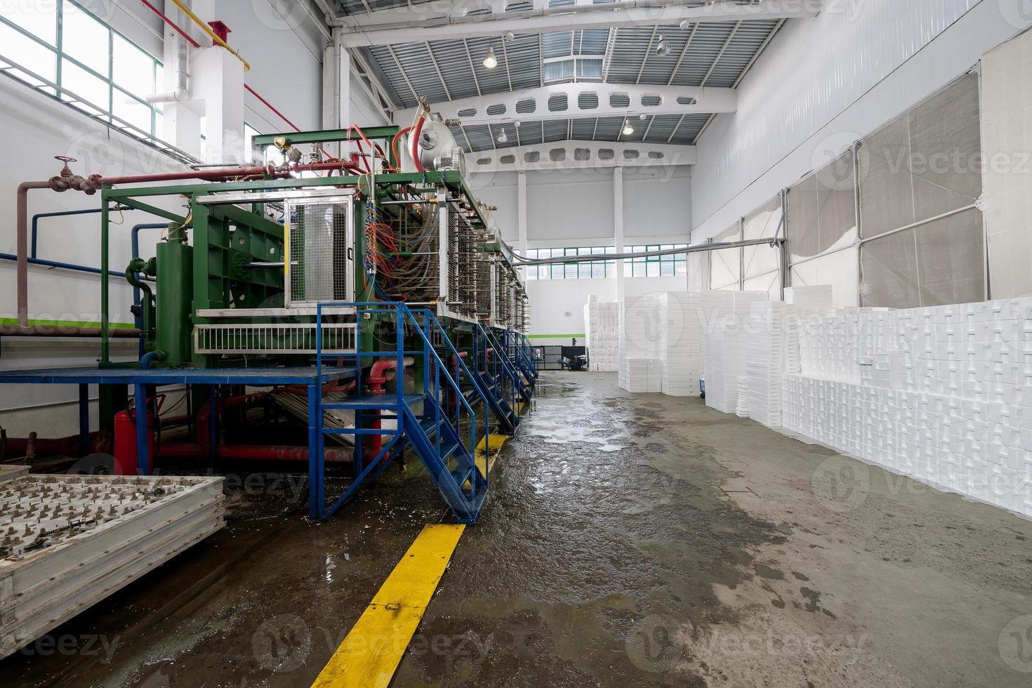 factory shop for foam plastic production 5576552 Stock Photo at Vecteezy