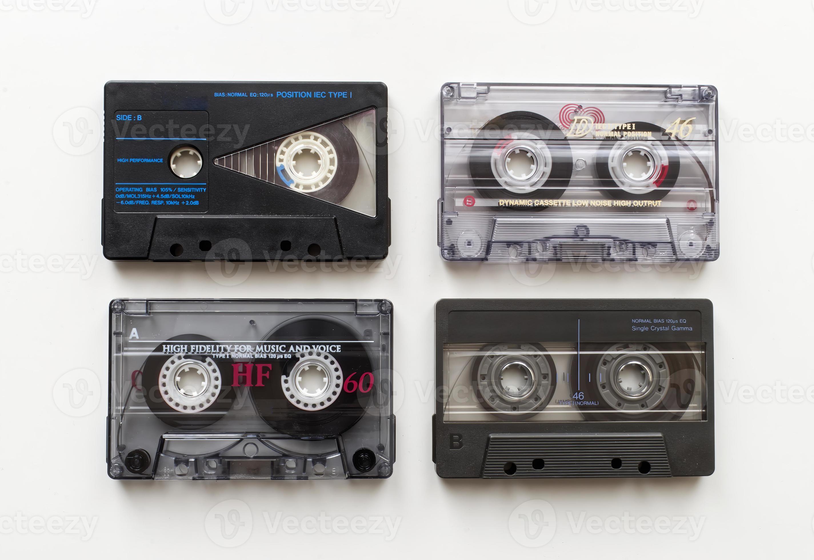 Audio Cassette Tape for home recording. Technology from the 90s