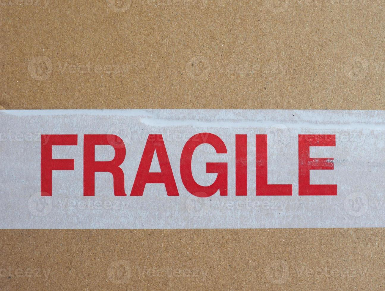 fragile warning sign photo