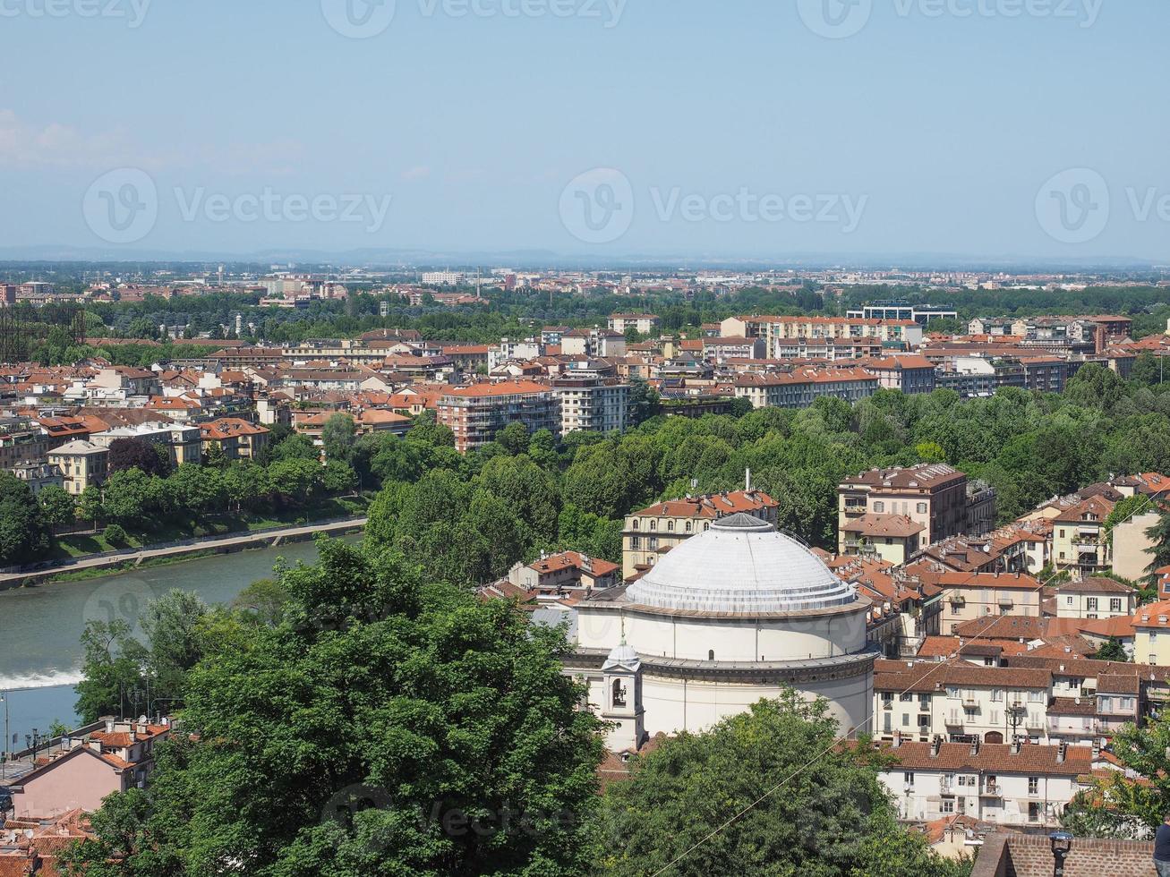 Aerial view of Turin photo